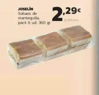 Supermercados Lupa Joselín Sobaos De Mantequilla pack 6 ud. 360gr oferta