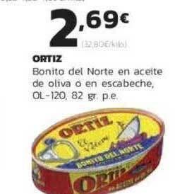 Supermercados Lupa Ortiz Bonito Del Norte En Aceite De Oliva O En Escabeche Ol-120 oferta