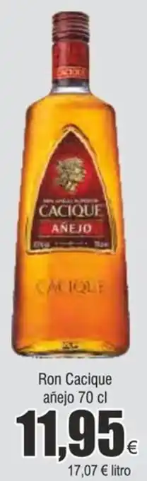 FROIZ Ron Cacique añejo 70 cl oferta