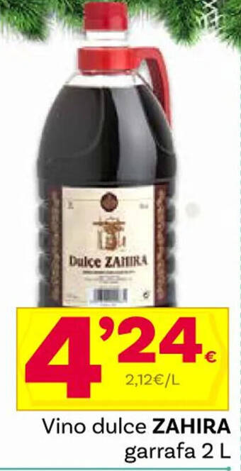 Supermercados Dani Vino dulce ZAHIRA garrafa 2 L oferta