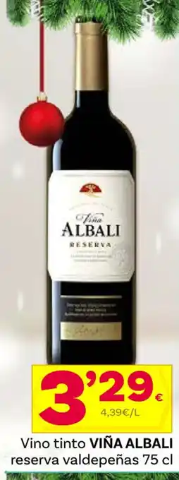 Supermercados Dani Vino tinto VIÑA ALBALI reserva valdepeñas 75 cl oferta