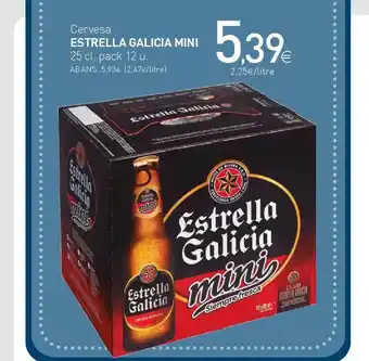 Condis Estrella Galicia Mini Cervesa 25cl, Pack 12u oferta