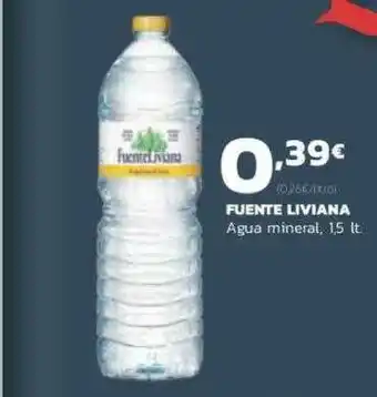 Supermercados Lupa Fuente Liviana Agua Mineral 15 lt oferta