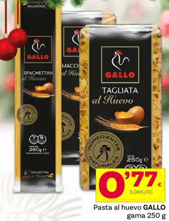 Supermercados Dani Pasta al huevo GALLO gama 250 g oferta