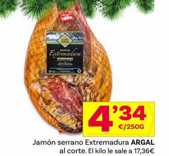 Supermercados Dani Jamón serrano Extremadura ARGAL oferta