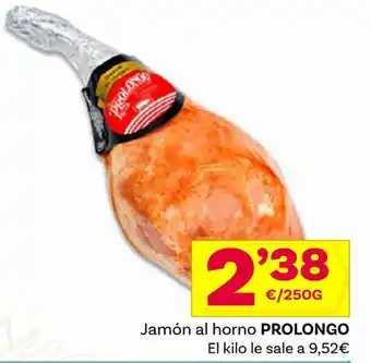 Supermercados Dani Jamón al horno PROLONGO oferta