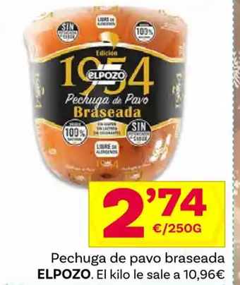 Supermercados Dani Pechuga de pavo braseada ELPOZO oferta