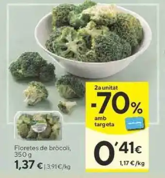 Caprabo Floretes De Bròcoli 350g oferta