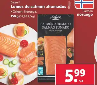 Lidl Lomos de salmón ahumados oferta