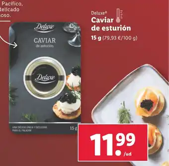 Lidl Caviar de esturión oferta