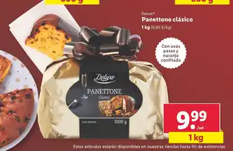 Lidl Panettone clásico oferta