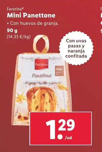 Lidl Mini Panettone oferta