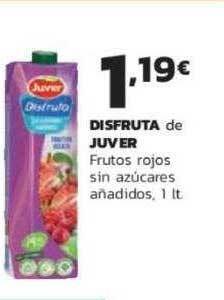 Supermercados Lupa Disfruta De Juver Frutos Rojos Sin Azúcares Añadidos 1 lt oferta