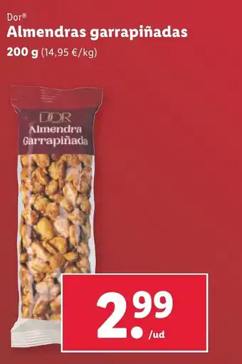 Lidl Almendras garrapiñadas oferta