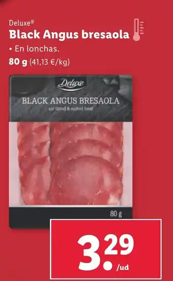 Lidl Black Angus bresaola oferta