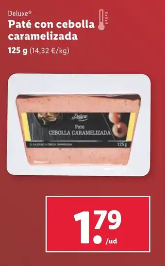 Lidl Paté con cebolla caramelizada oferta
