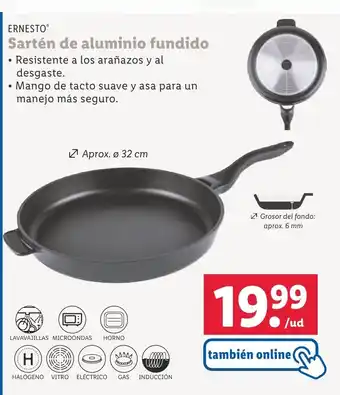 Lidl Sartén de aluminio fundido oferta