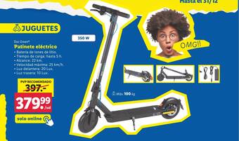 Lidl Patinete eléctrico oferta
