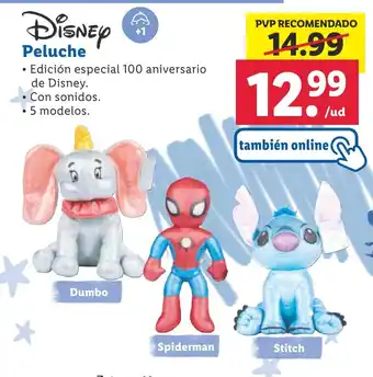 Lidl Peluche oferta