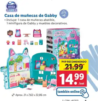 Lidl Casa de muñecas de Gabby oferta