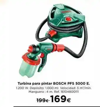 BriCor Bosch Pfs 5000 E Turbina Para Pintar oferta