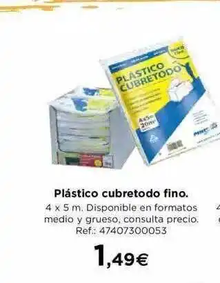 BriCor Plástico Cubretodo Fino oferta