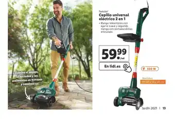 Lidl Parkside Cepillo Universal Eléctrico 2en1 oferta