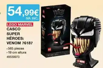 Costco Lego Marvel Casco Super Héroes : Venom 76187 oferta