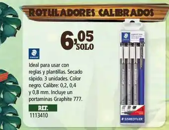 Folder Rotuladores Calibrados oferta