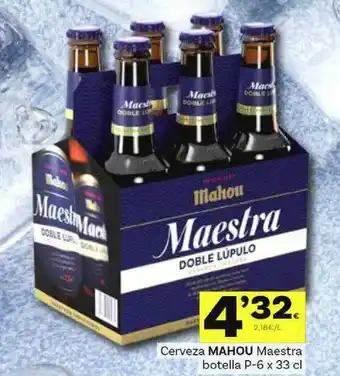 Supermercados Dani Cerveza Mahou Maestra 6 x 33cl oferta