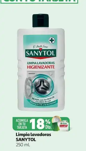 Alcampo Limpia Lavadoras Sanytol oferta