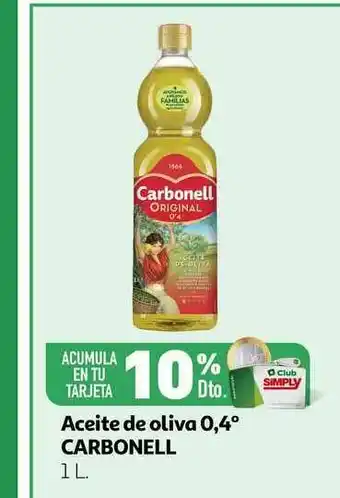 Alcampo Aceite De Oliva 0.4° Carbonell 1l oferta