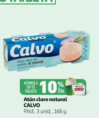 Alcampo Atún Claro Natural Calvo 168g oferta