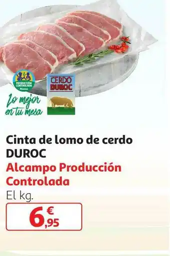 Alcampo Cinta De Lomo De Cecdo Duroc oferta