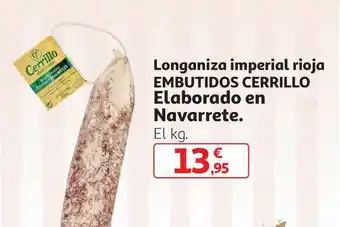 Alcampo Longaniza Imperial Rioja Embutidos Cerrillo Elaborado En Navarrete oferta
