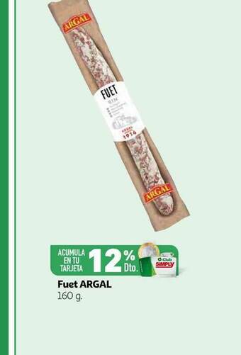 Alcampo Fuet Argal 160g oferta