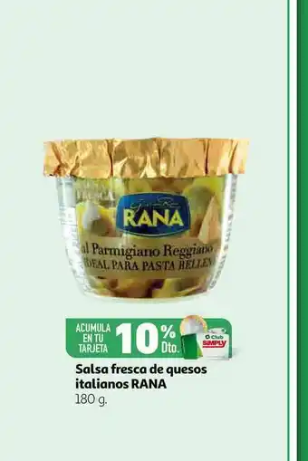 Alcampo Salsa Fresca De Queso Italianos Rana 180g oferta