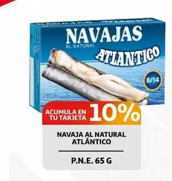 Alcampo Navaja Al Natural Atlántico 65g oferta
