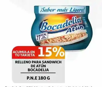 Alcampo Relleno Para Sandwich De Atún Bocadelia 180g oferta