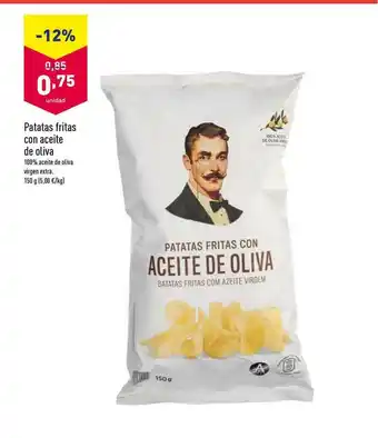 ALDI Patatas Fritas Con Aceite De Oliva 150g oferta