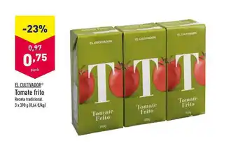 ALDI El Cultuvador Tomate Frito 3 x 390g oferta