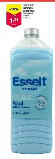 ALDI Esselt De Aldi Suavizante Concentrado oferta