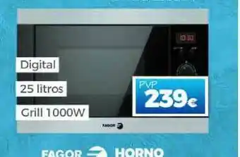 Electrocash Fagor Horno 25 litros oferta