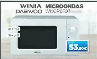 Electrocash Winia Daewoo Microondas Wkor6f07 oferta
