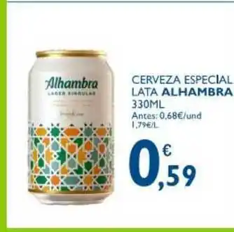 Cash Ecofamilia Cerveza Especial Lata Alhambra 330ml oferta