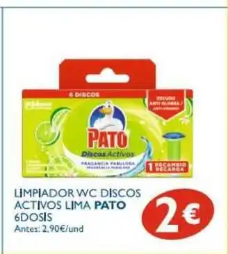 Cash Ecofamilia Limpiador Wc Discos Activos Lima Pato oferta