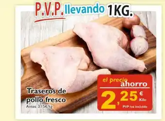 Cash Ecofamilia Traseros De Pollo Fresco oferta