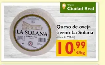 Cash Ecofamilia La Solana Queso De Oveja Tierno oferta