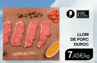 Plusfresc Llom De Porc Duroc oferta