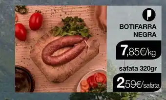 Plusfresc Botifarra Negra 320gr oferta